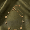 Dilkash — Rose Gold Heart Crystal Bracelet worn on wrist Dilkash — Rose Gold Heart Crystal Bracelet worn on wrist