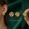 Suraiya – Sunflower Gold Stud Earrings Suraiya – Sunflower Gold Stud Earrings