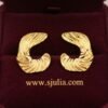 Zayla – Wave Swirl Gold Stud Earrings Zayla – Wave Swirl Gold Stud Earrings