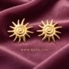 Sitara – Sun Spiral Gold Stud Earrings Sitara – Sun Spiral Gold Stud Earrings