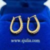 Alizeh – Crystal Pavé Gold Hoop Earrings Alizeh – Crystal Pavé Gold Hoop Earrings