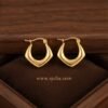 Mishal – Angular Pointed Gold Hoop Earrings Mishal – Angular Pointed Gold Hoop Earrings