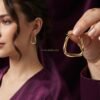 Nashwa – Geometric Trapezoid Gold Hoop Earrings Nashwa – Geometric Trapezoid Gold Hoop Earrings