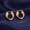 Ishaal – Open Heart Gold Hoop Earrings Ishaal – Open Heart Gold Hoop Earrings