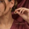 Warda – Twisted Rope Gold Hoop Earrings Warda – Twisted Rope Gold Hoop Earrings