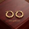 Warda – Twisted Rope Gold Hoop Earrings Warda – Twisted Rope Gold Hoop Earrings