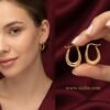 Mahnoor – Smooth Teardrop Gold Hoop Earrings Mahnoor – Smooth Teardrop Gold Hoop Earrings