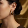 Sana – Chunky Gold Tube Hoop Earrings Sana – Chunky Gold Tube Hoop Earrings