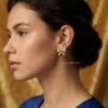 Rivaa – Textured Gold Bow Stud Earrings Rivaa – Textured Gold Bow Stud Earrings