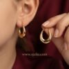 Mahnoor – Smooth Teardrop Gold Hoop Earrings Mahnoor – Smooth Teardrop Gold Hoop Earrings