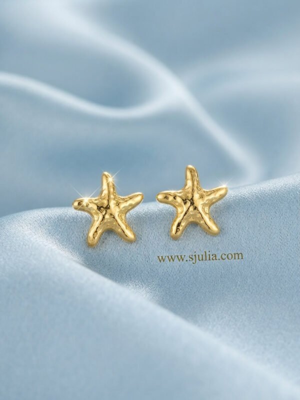 Tara – Textured Gold Butterfly Stud Earrings Tara – Textured Gold Butterfly Stud Earrings