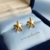 Tara – Textured Gold Butterfly Stud Earrings Tara – Textured Gold Butterfly Stud Earrings