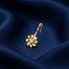 Nose Ring 1 (11) Aria – Gold Daisy Crystal Nose Pin