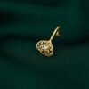 Zaina – Gold Filigree Heart Nose Ring