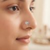 Zaina – Silver Filigree Heart Nose Ring Zaina – Silver Filigree Heart Nose Ring