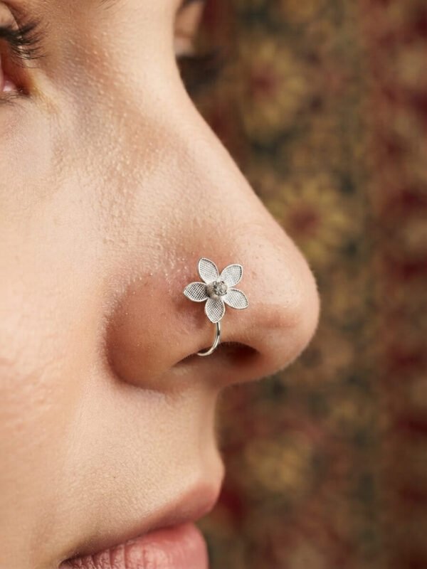 nose ring, nose ring silver, floral nose ring, crystal nose ring, fake nose ring, dainty nose ring nose ring, nose ring silver, floral nose ring, crystal nose ring, fake nose ring, dainty nose ring