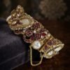 Mehak – Royal Turkish Gold Filigree Crown Cuff Bracelet Mehak – Royal Turkish Gold Filigree Crown Cuff Bracelet