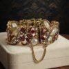 Mehak – Royal Turkish Gold Filigree Crown Cuff Bracelet Mehak – Royal Turkish Gold Filigree Crown Cuff Bracelet