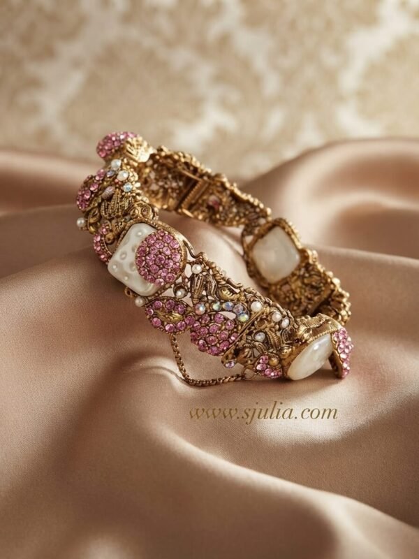 Sultana – Turkish Gold Filigree Handcuff Bracelet Sultana – Turkish Gold Filigree Handcuff Bracelet