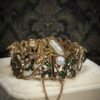 Mehak – Royal Turkish Gold Filigree Crown Cuff Bracelet Mehak – Royal Turkish Gold Filigree Crown Cuff Bracelet