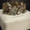 Mehak – Royal Turkish Gold Filigree Crown Cuff Bracelet Mehak – Royal Turkish Gold Filigree Crown Cuff Bracelet