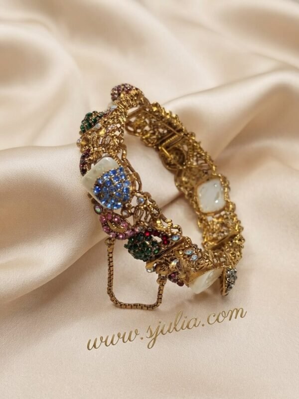 Sultana – Turkish Gold Filigree Handcuff Bracelet Sultana – Turkish Gold Filigree Handcuff Bracelet
