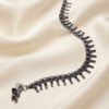 Noor – Oxidised Silver Dangle Anklet (Payal)