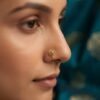 Mira – Gold Loop Flower Nose Ring Mira – Gold Loop Flower Nose Ring