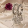 Sania – Oxidised Silver Jhumka Tassel Kara Sania – Oxidised Silver Jhumka Tassel Kara