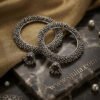 Anaya – Oxidised Silver Beaded Jhumka Kara Anaya – Oxidised Silver Beaded Jhumka Kara