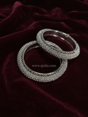 Sana – Silver Dense Beaded Kara Sana – Silver Dense Beaded Kara