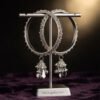 Zeenat – Silver Filigree Duo Kara Set