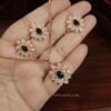 Rania – Gold Red Crystal Flower Pendant Set Rania – Gold Red Crystal Flower Pendant Set