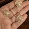 Camila – Gold Black Crystal Starburst Pendant Set Camila – Gold Black Crystal Starburst Pendant Set