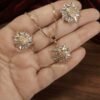 Layla – Gold Clear Crystal Starburst Pendant Set Layla – Gold Clear Crystal Starburst Pendant Set